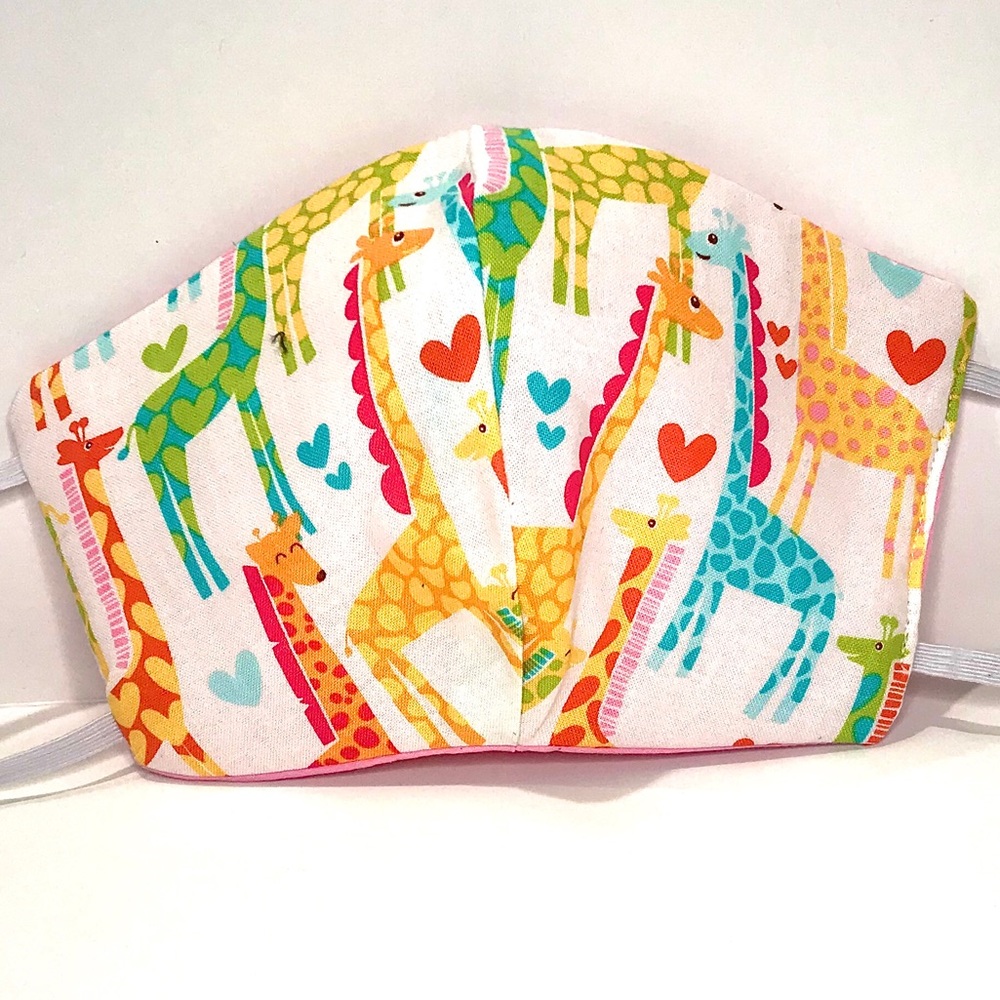 Face mask w/ 3 layer protection & elastic NWOT